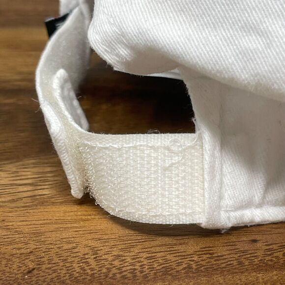 Nike Air Jordan Hat Child Size White 100% Cotton Adjustable Hook & Loop Back - Picture 6 of 12